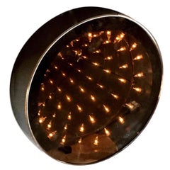 Vintage Chrome Infinity Mirror
