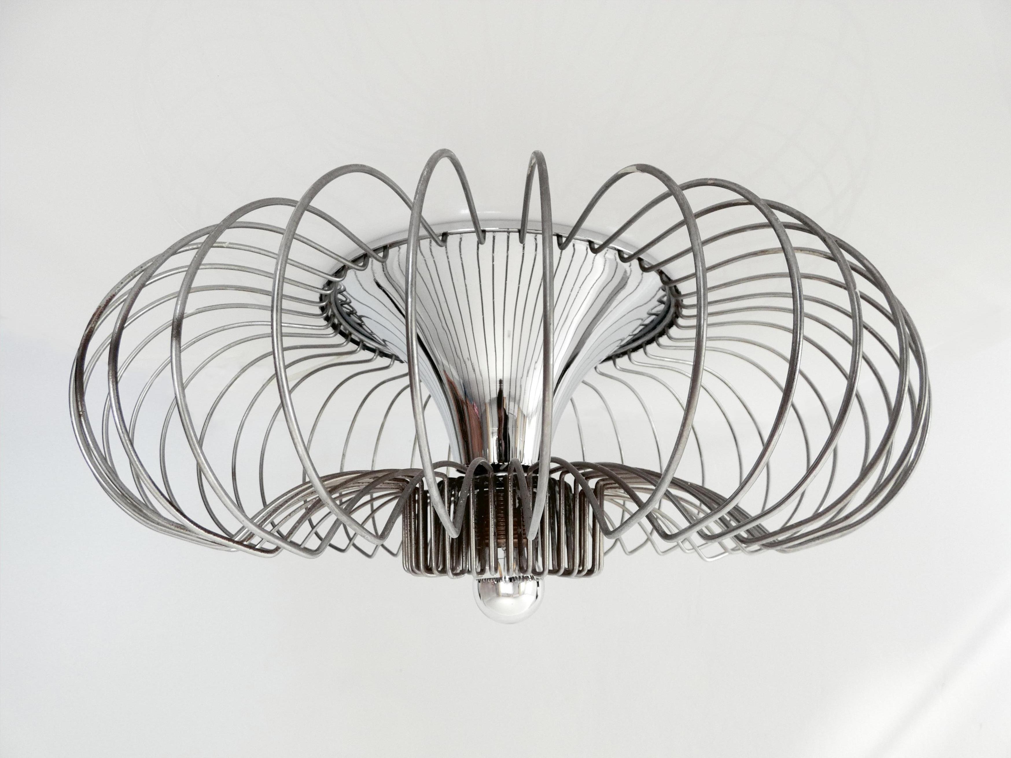 Spanish Vintage Chrome Lamp by Carpyen, Spain, circa 1970s For Sale