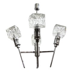 Vintage Chrome Light Fixture