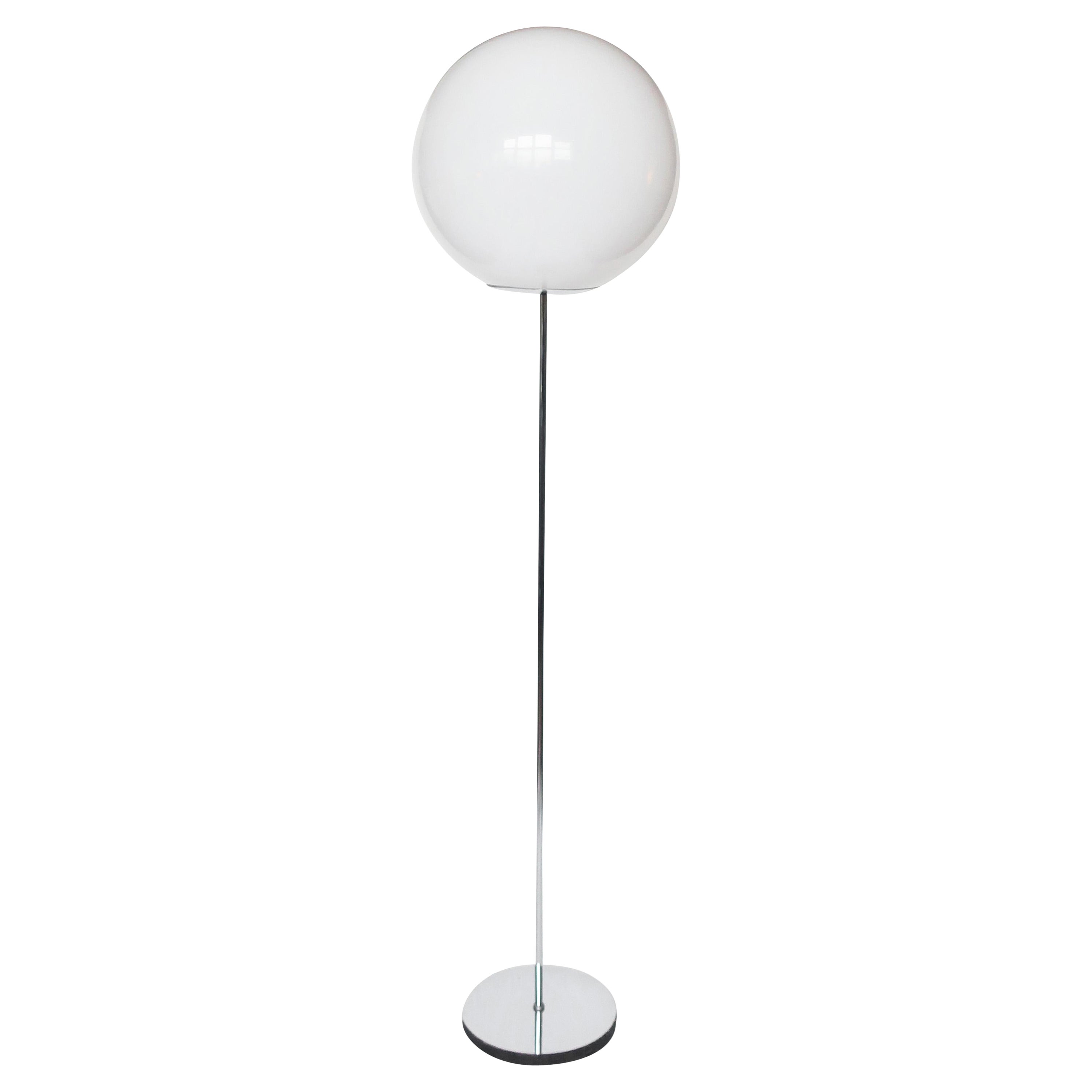 Vintage Chrome Lollipop Floor Lamp