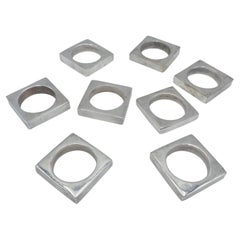 Vintage Chrome Napkin Rings