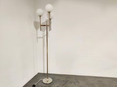 Vintage Chrome Sciolari Floor Lamp, 1970s , Italy
