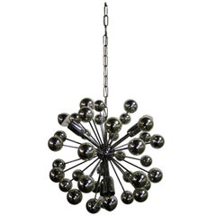 Vintage Chrome Sputnik Chandelier, 1960s