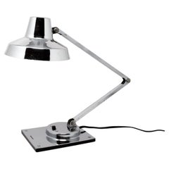 Vintage Chrome Tensor IL 400 Folding Desk Lamp
