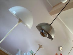 Vintage Chrome Verner Panton Enamel Flowerpot Pendant Lamp by Louis Poulsen