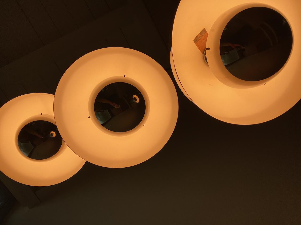 Verner Panton-Blumentopf-Pendelleuchte aus Chrom von Louis Poulsen, Vintage im Angebot 4
