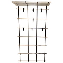 Vintage Chrome Wall Rack by Pilastro, 1970s