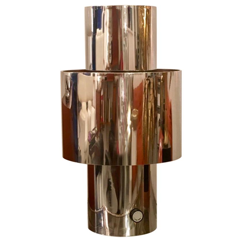 Vintage Chrome Willy Rizzo Love Lamp, 1969