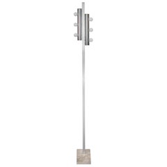 Verchromte Vintage-Stehlampe von Targetti, Italien, 1970er Jahre