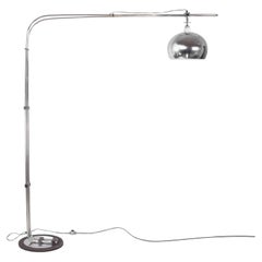 Verchromte Vintage-Stehlampe, italienische Herstellung, 1970er Jahre