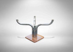 Vintage Chromed Table by Guido Faleschini for Mariani, Italy, 1970s