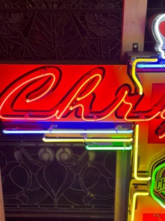 Vintage Chrysler Neon Sign, 20th Century