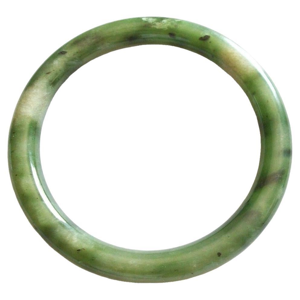 Bracciale vintage in quarzo crisoprasio - metà del XX secolo
