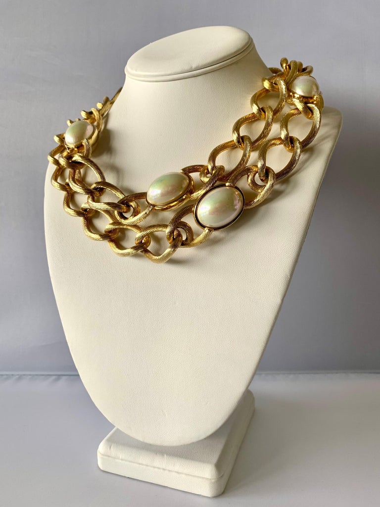 Christian dior chunky necklace