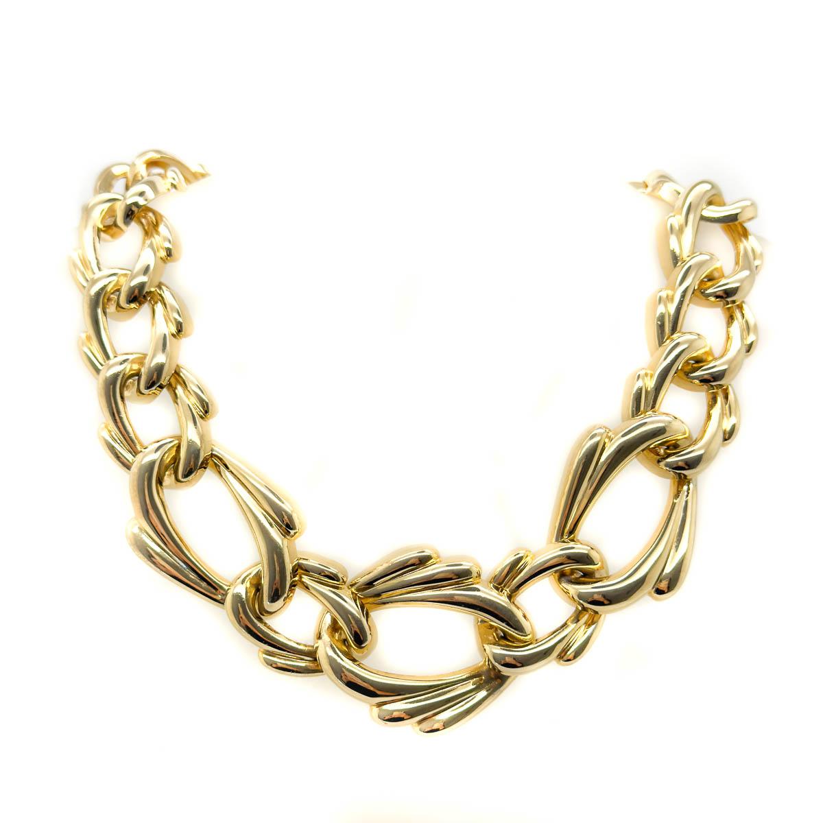 Collare vintage A Link Twist, anni '80 In condizioni buone in vendita a Wilmslow, GB