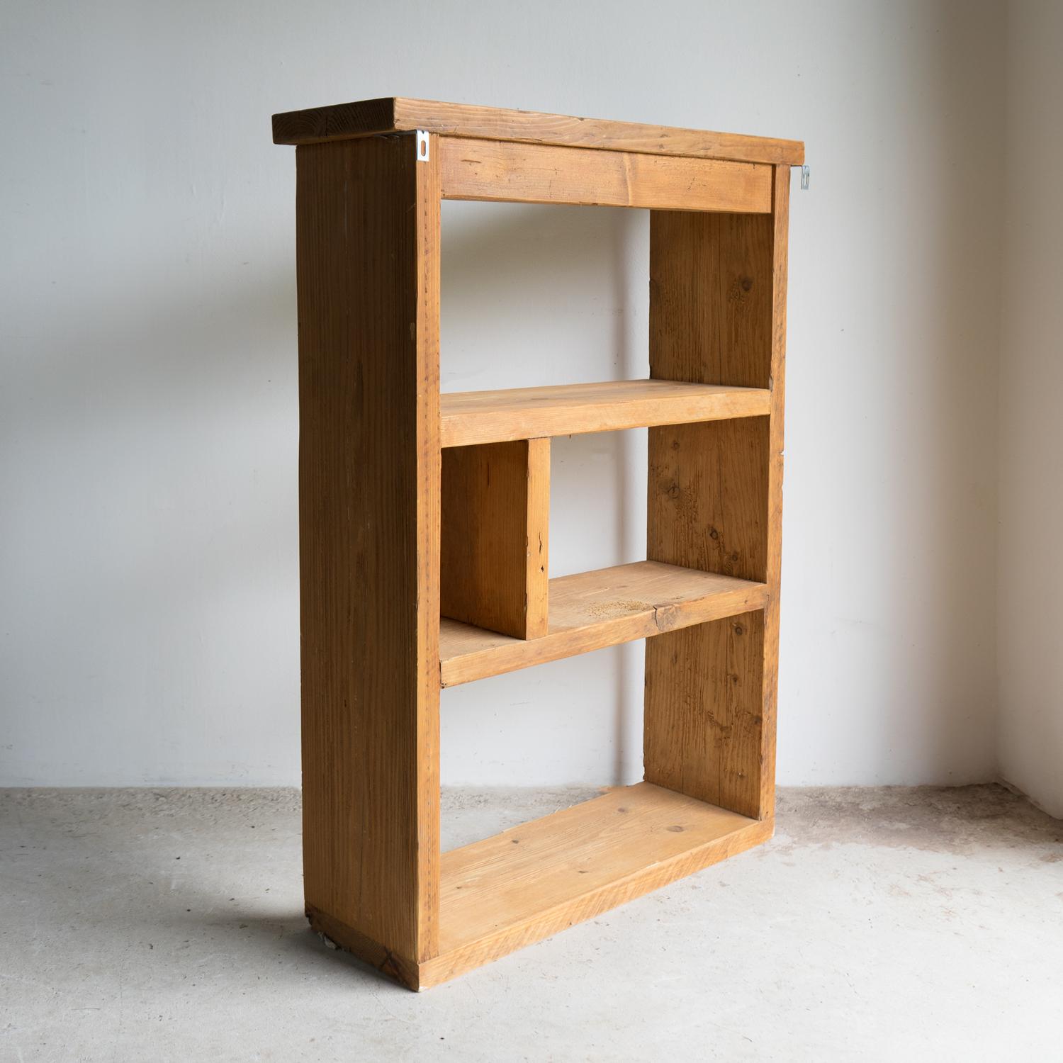 Vintage Chunky Pine Storage Shelves, Mid To Late 20th Century For Sale 5