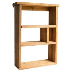 Vintage Chunky Pine Storage Shelves, Mid To Late 20th Century