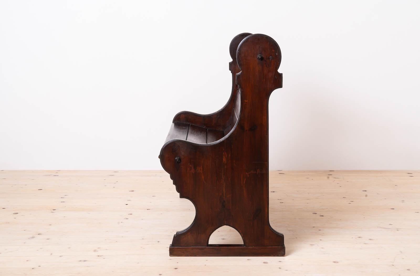 Européen Banc d'église vintage, 20e siècle en vente