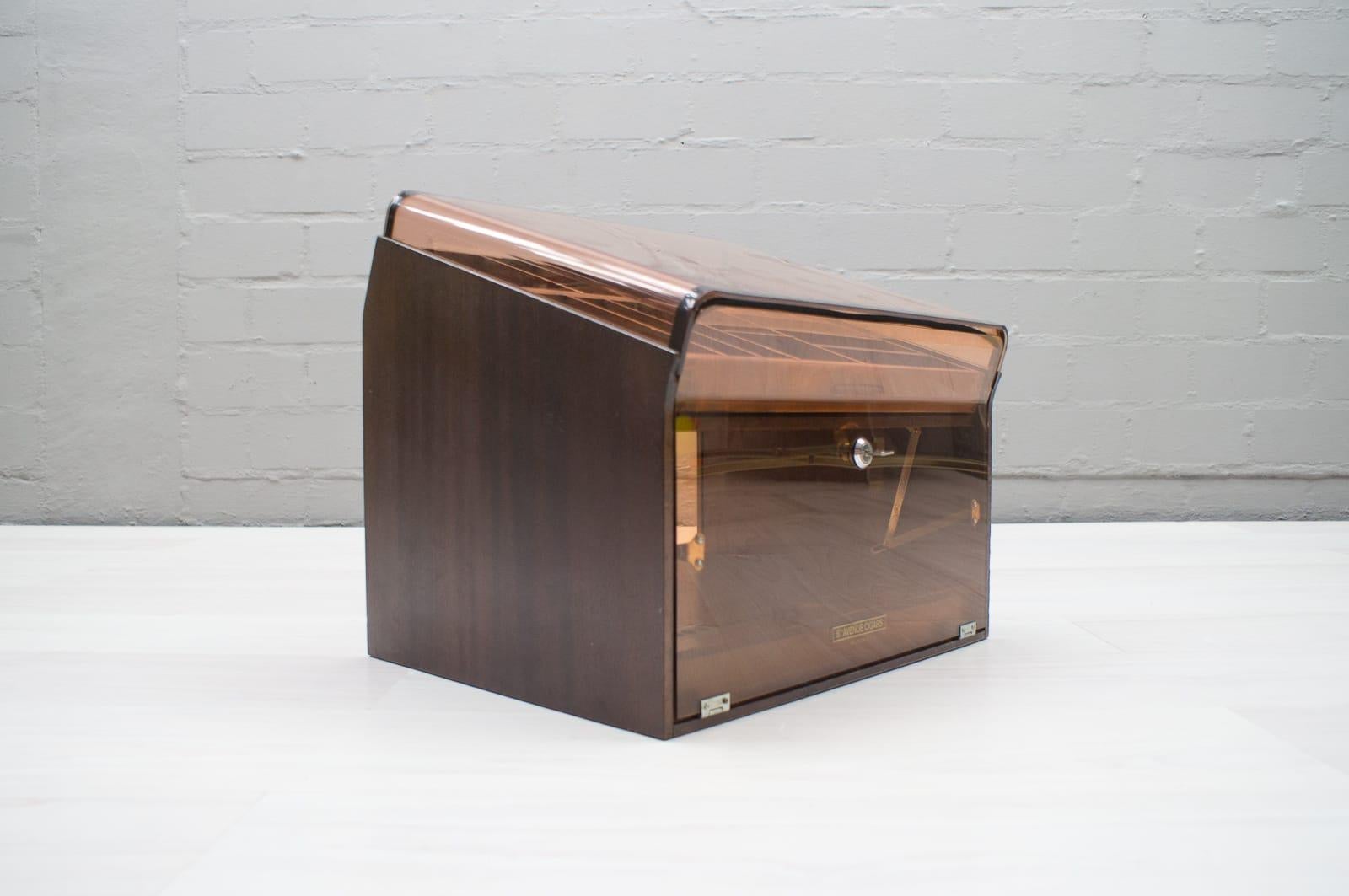 Mid-Century Modern Vintage Cigar Humidor from 5th Avenue, 1970s