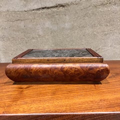 Vintage Cigarette Dispenser Burlwood Box