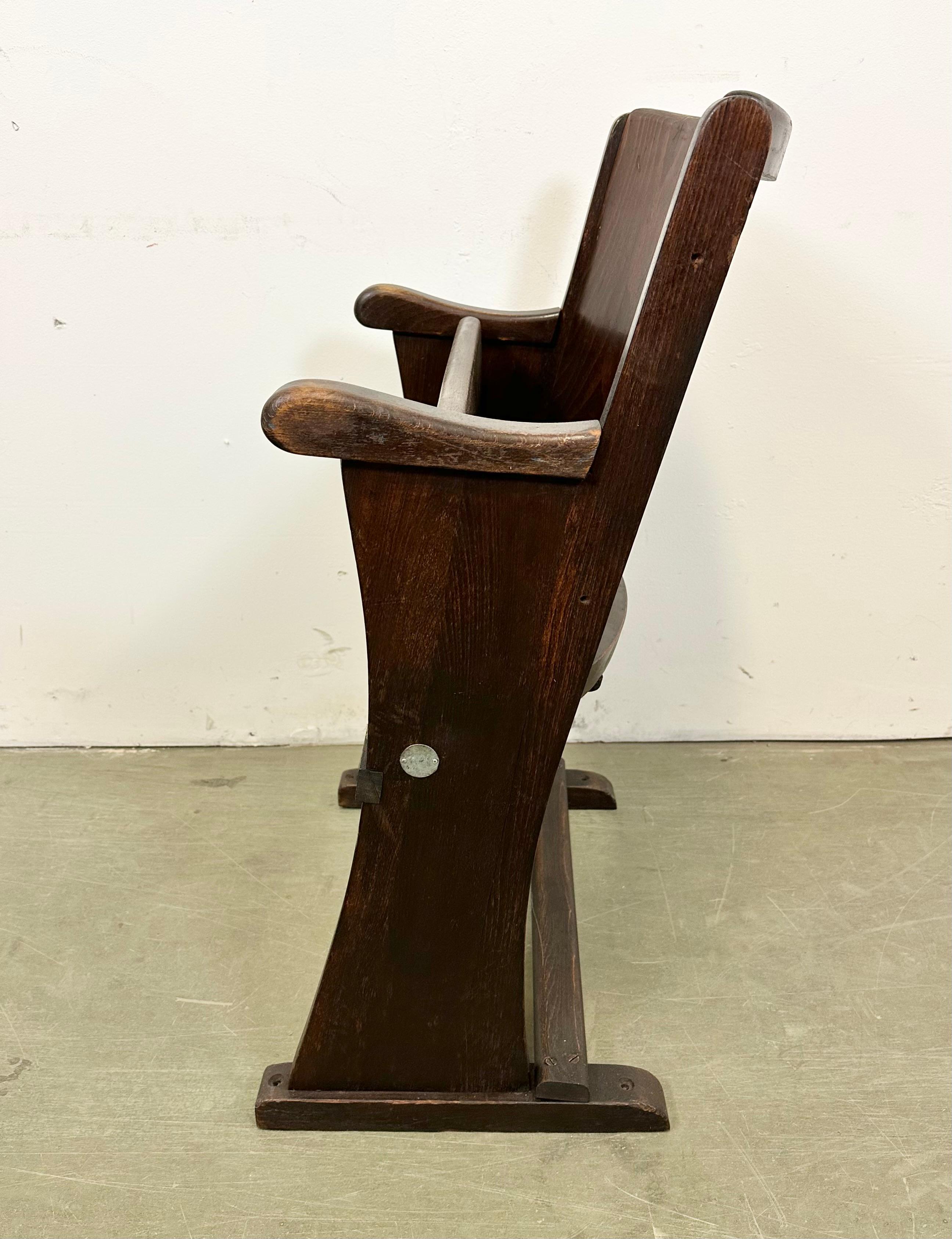 Vintage Cinema Chair from Thonet, 1950s For Sale 2