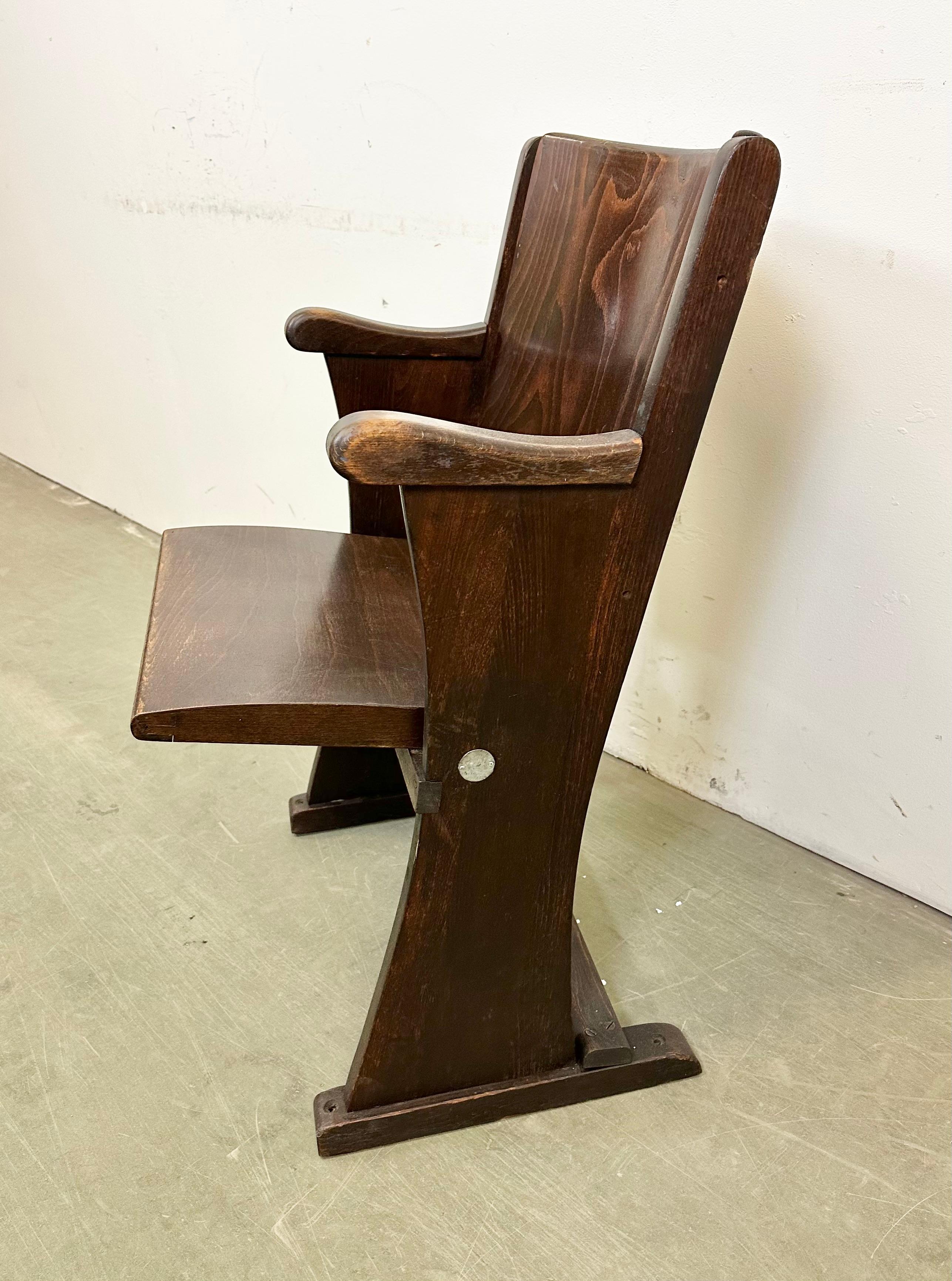 Vintage Cinema Chair from Thonet, 1950s For Sale 4