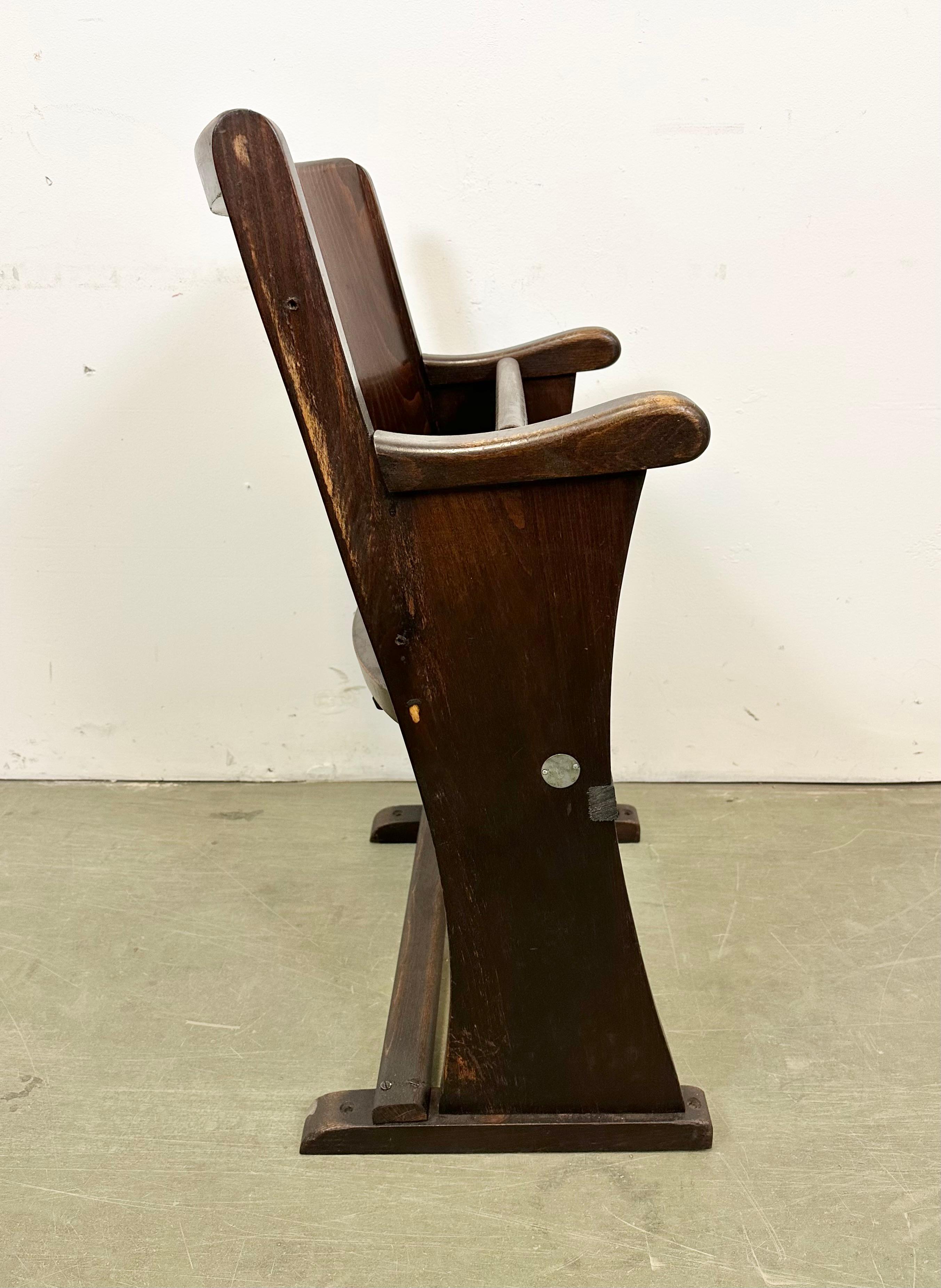 XX secolo Sedia da cinema vintage di Thonet, anni '50