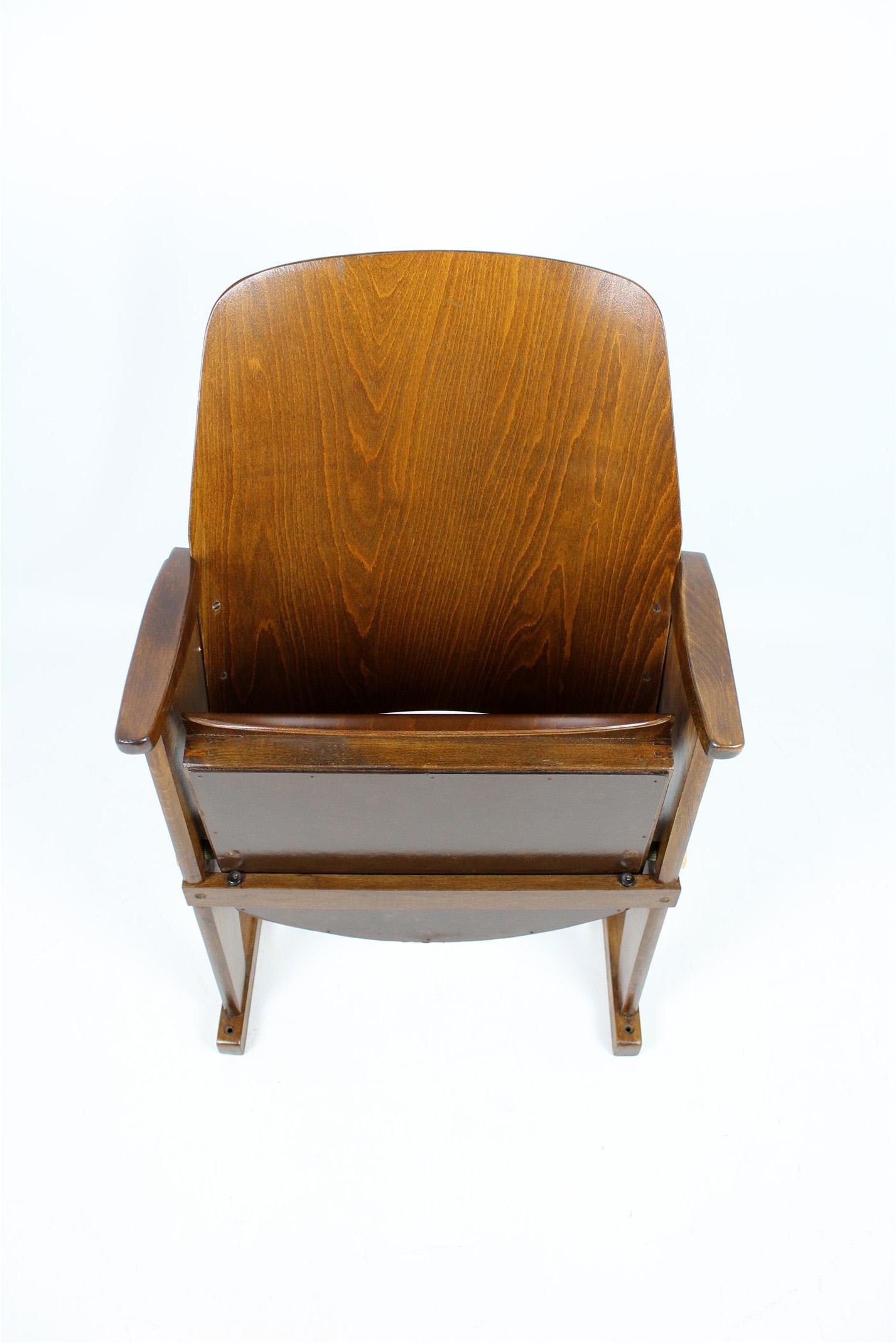 Czech Vintage Cinema Chair from Ton, Thonet, 1960s