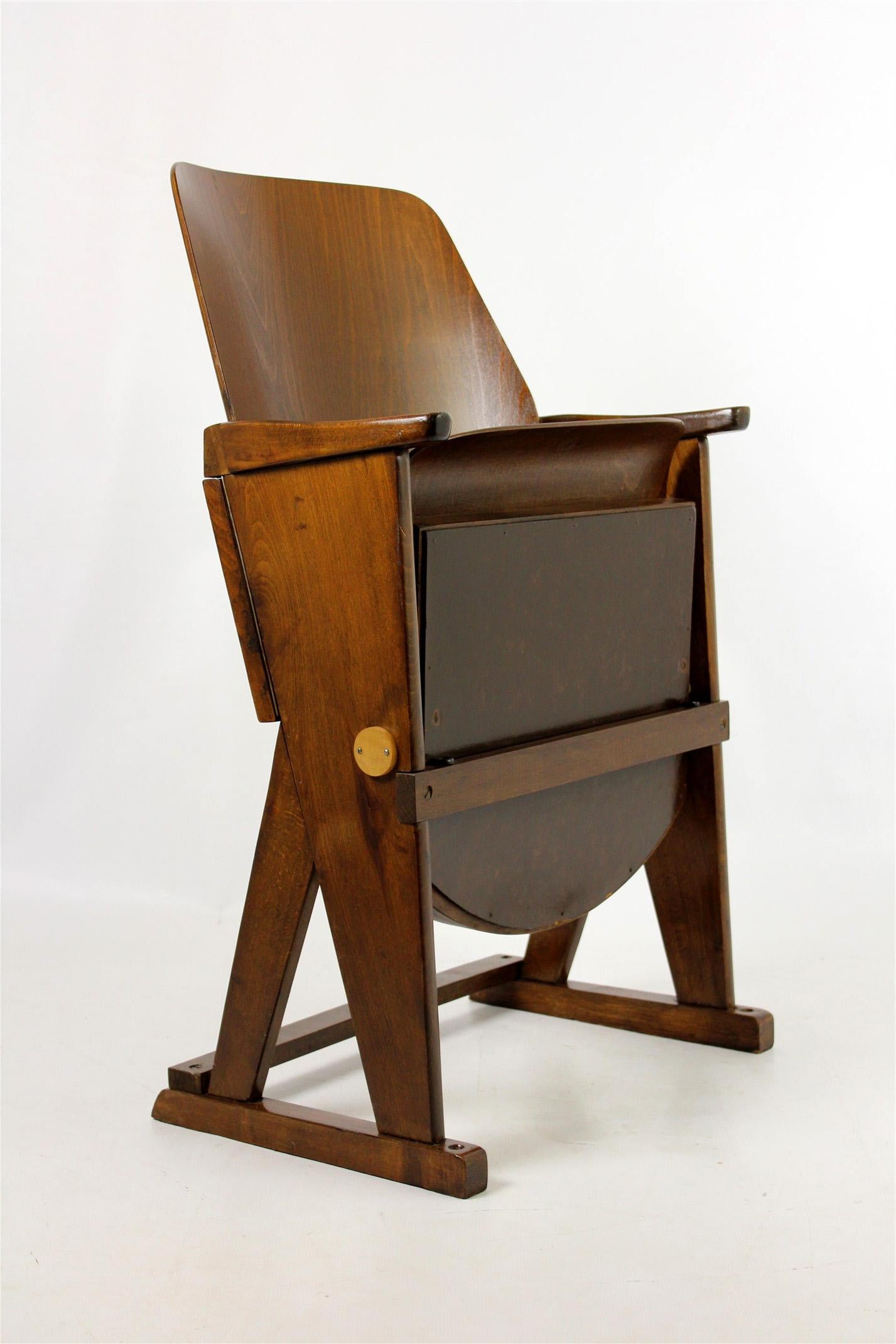 20th Century Vintage Cinema Chair from Ton, Thonet, 1960s