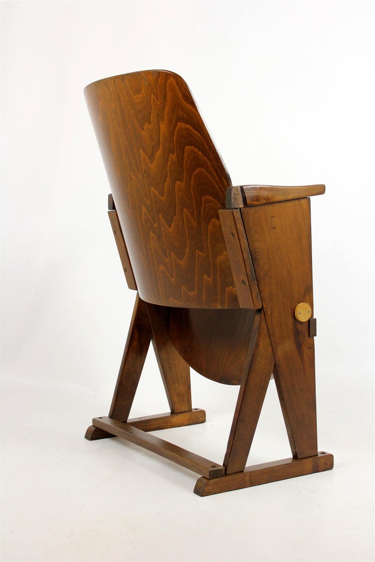 Vintage Cinema Chair from Ton, 1960s at 1stDibs