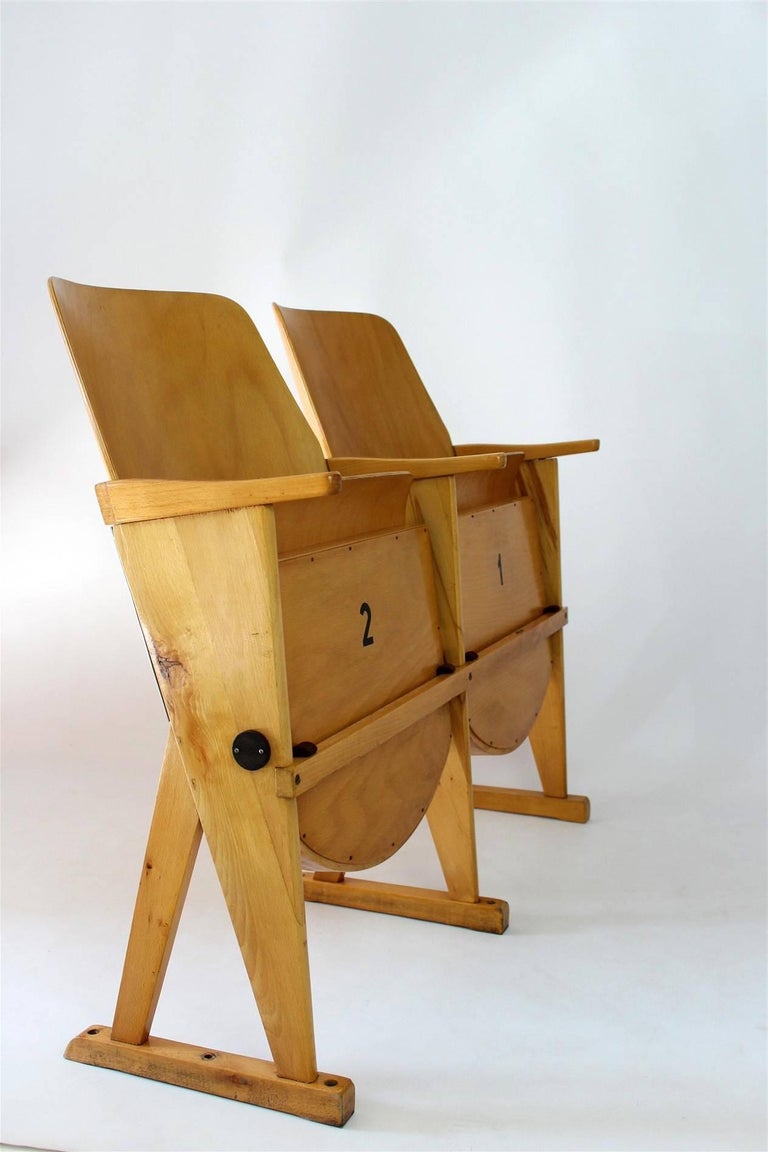 Vintage Cinema Chairs from TON 1960s at 1stDibs