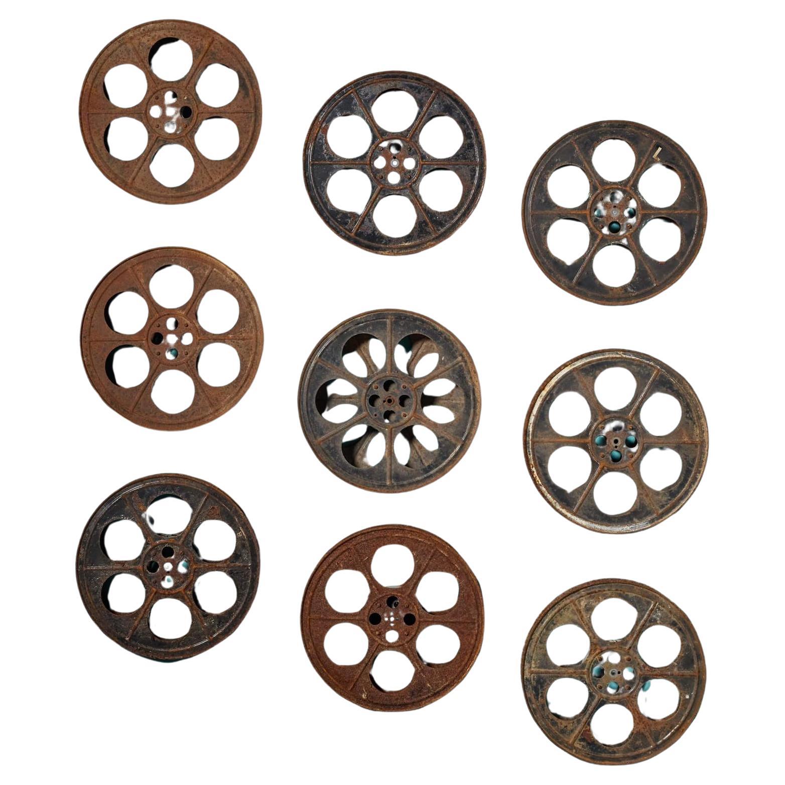 Kino-Vintage-Projektion-Reels oder Spools im Angebot