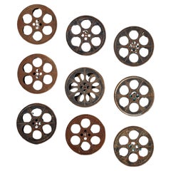 Kino-Vintage-Projektion-Reels oder Spools