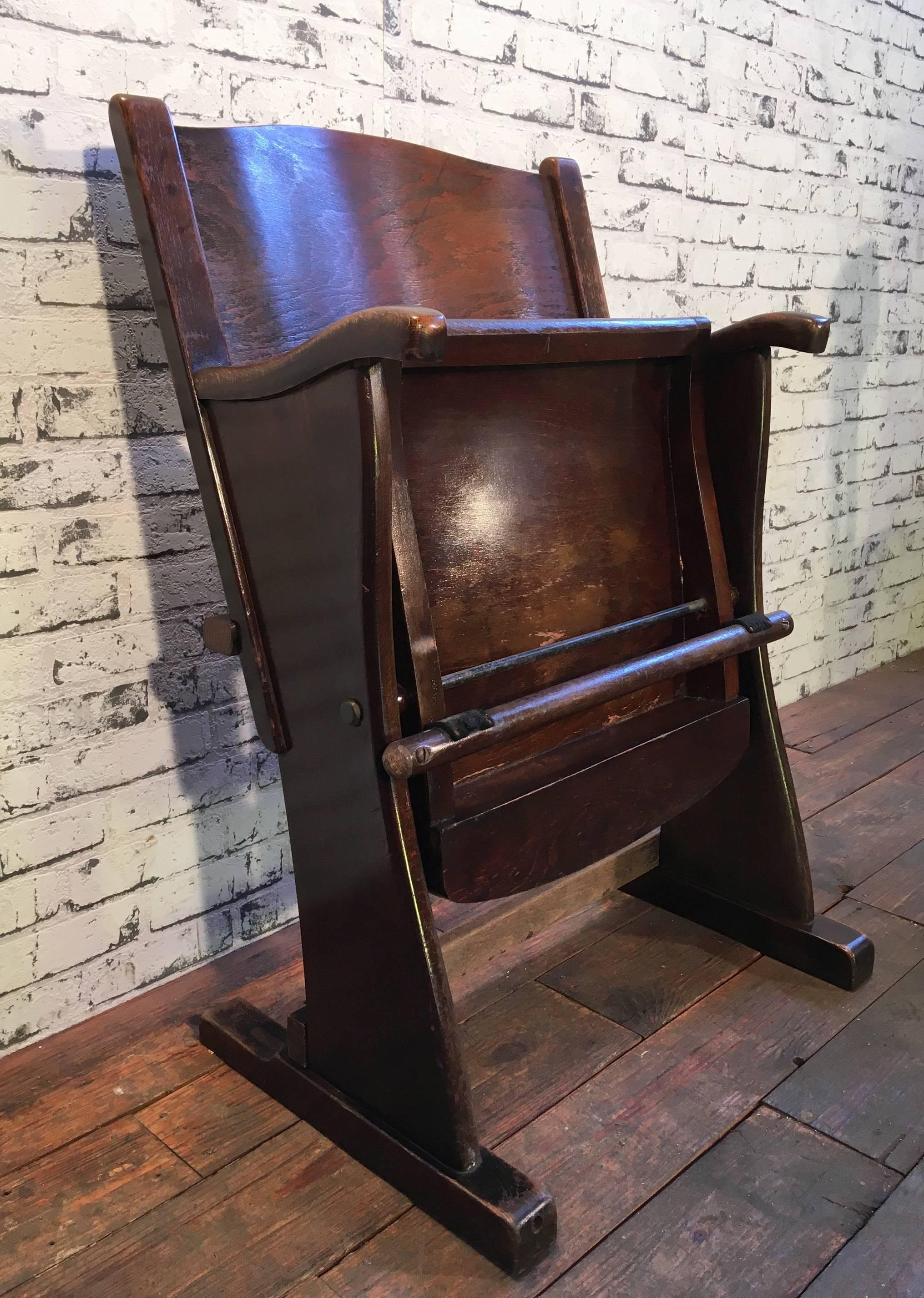 vintage cinema seats