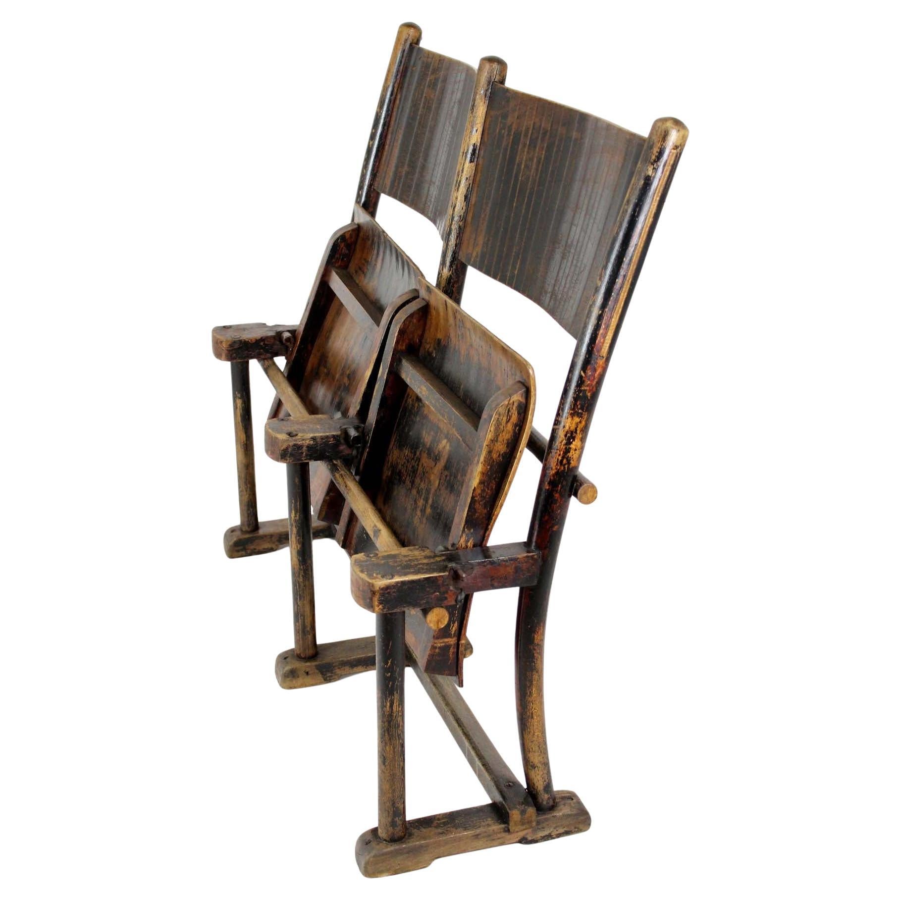 Asientos de cine vintage, años 30