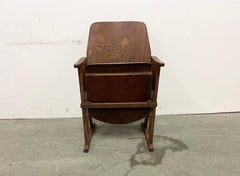 Vintage Cinema Theatre Chair from Ton, 1960s