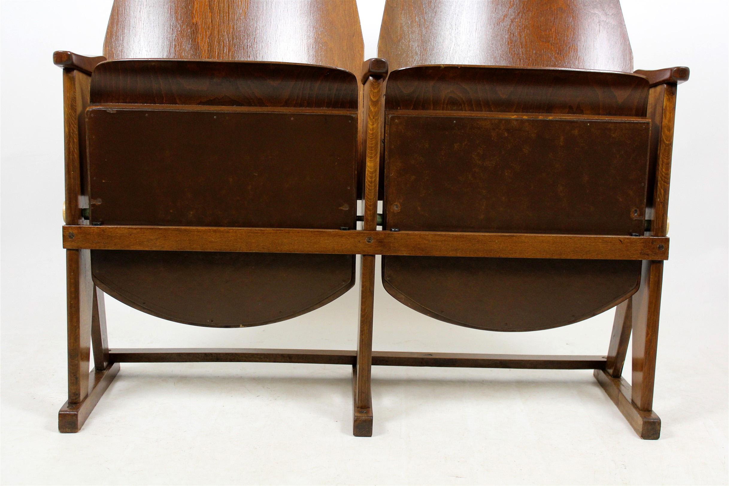 20th Century Vintage Cinema Two-Seater from Ton, Thonet, 1960s