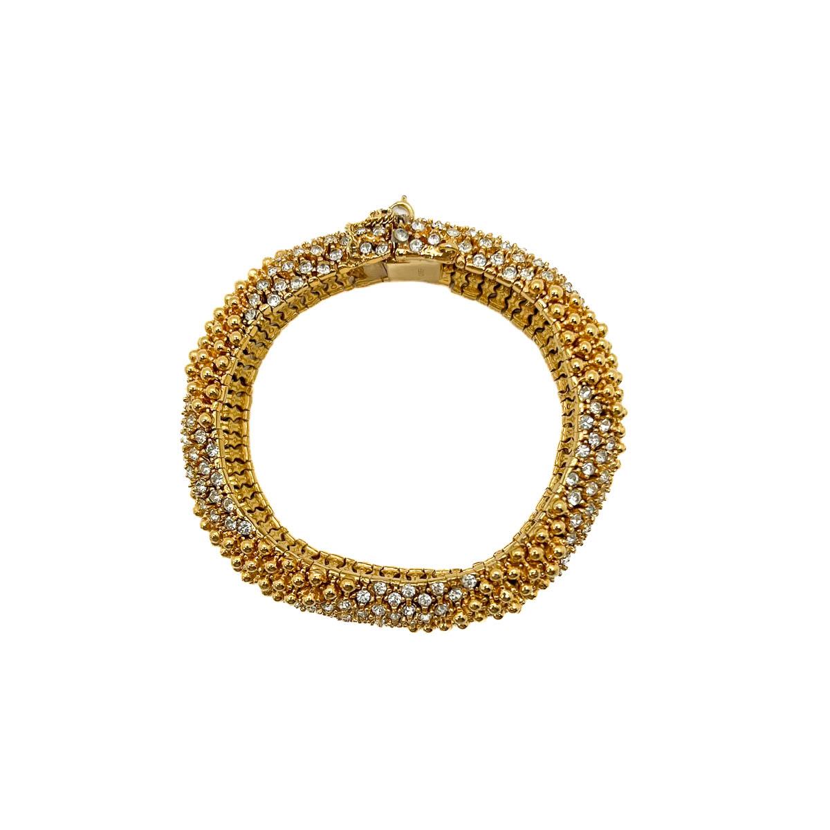 Pulsera vintage Ciner Crystal Bobble Años 60 en venta 1