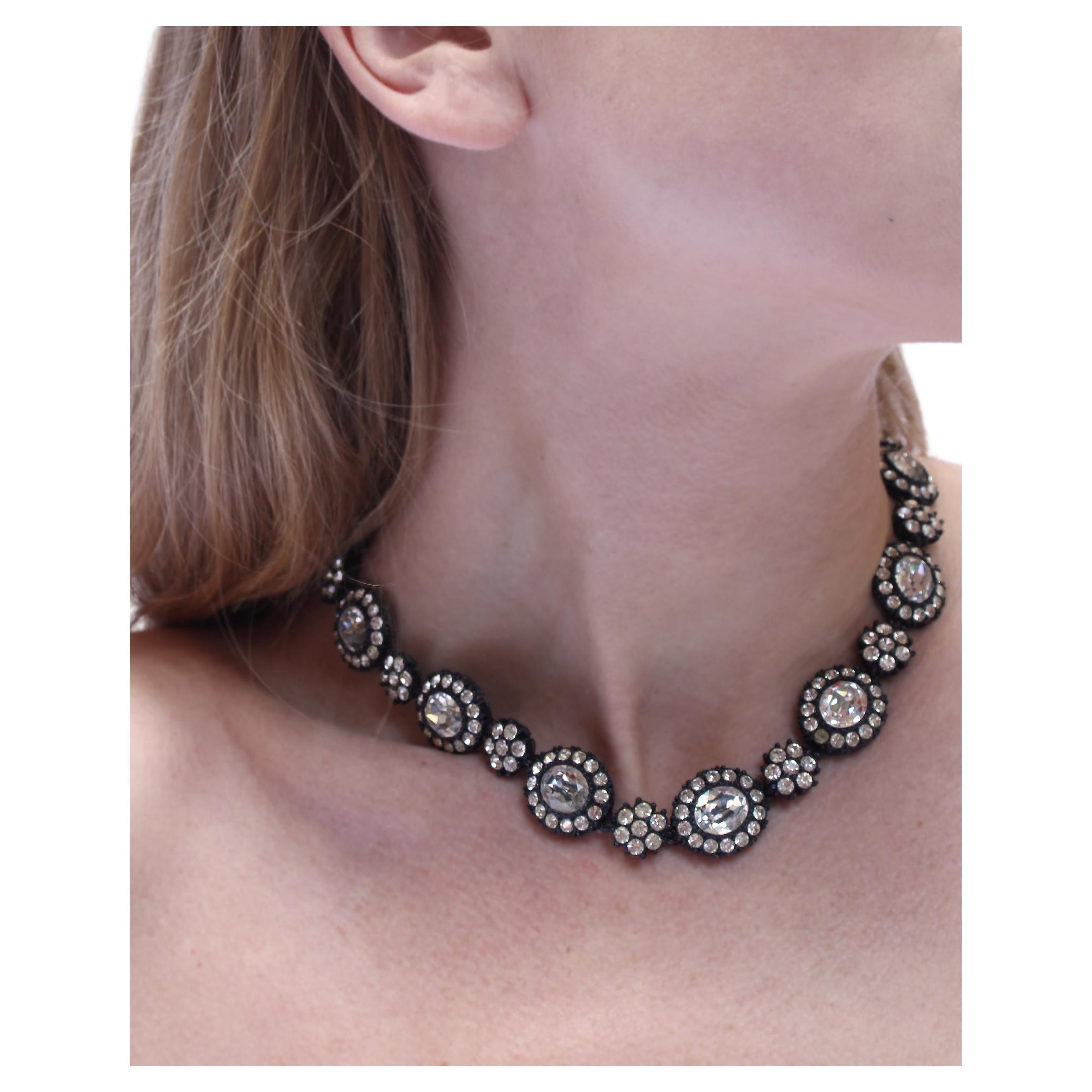 Ciner Choker en cristal vintage