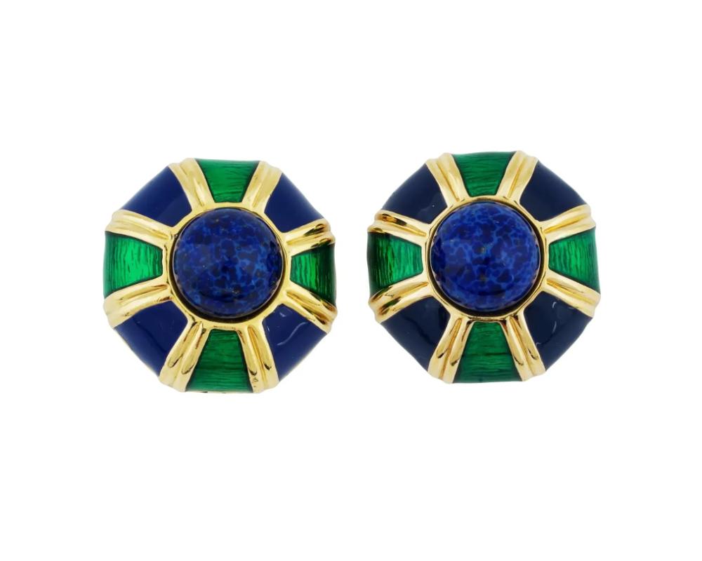 Boucles D'oreilles Clip Vintage Ciner En Métal Doré – Occasion, Style Ancien Couture
