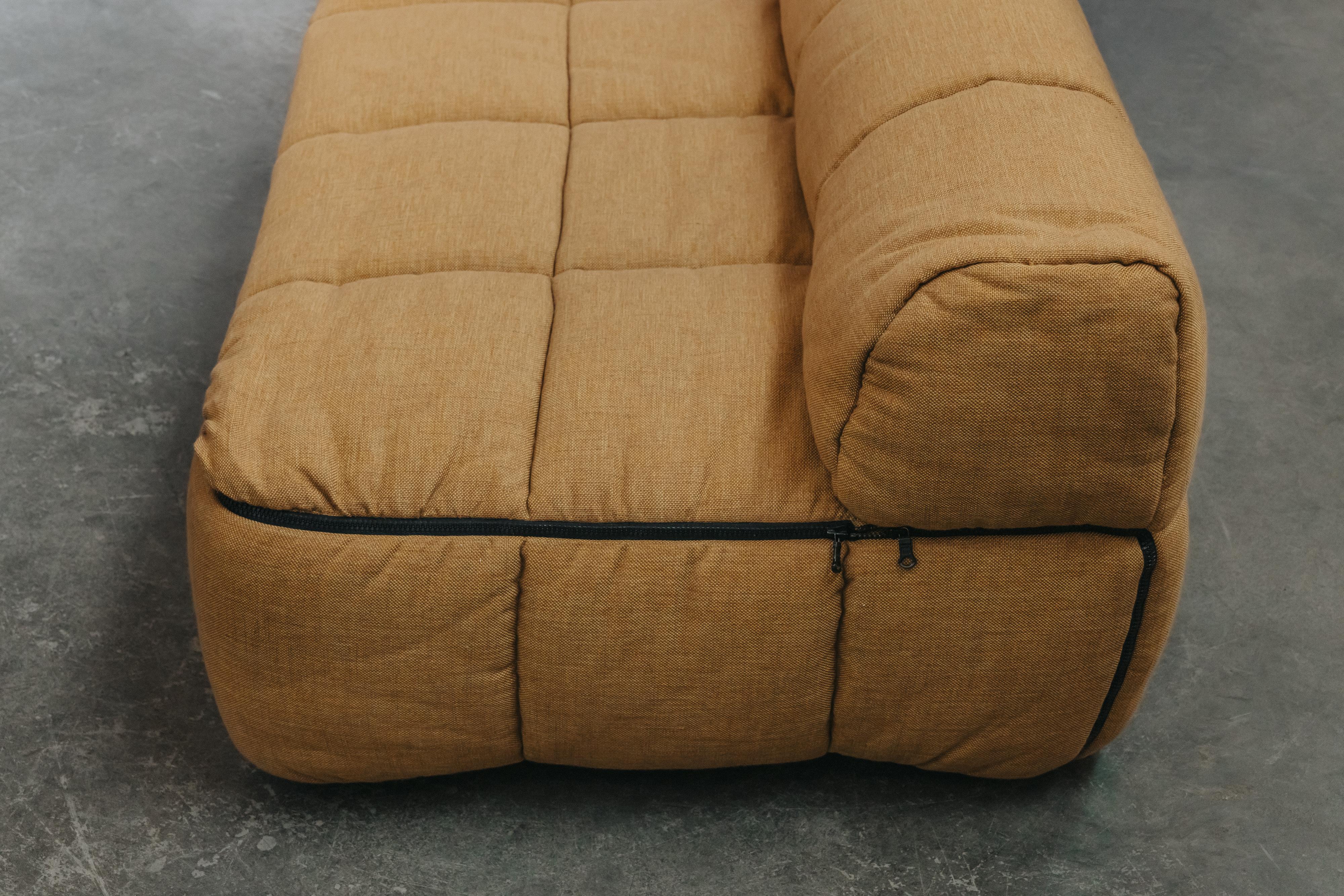 Upholstery Vintage Cini Boeri 'Strips' Sofa Bed for Arflex, Circa 1970 For Sale