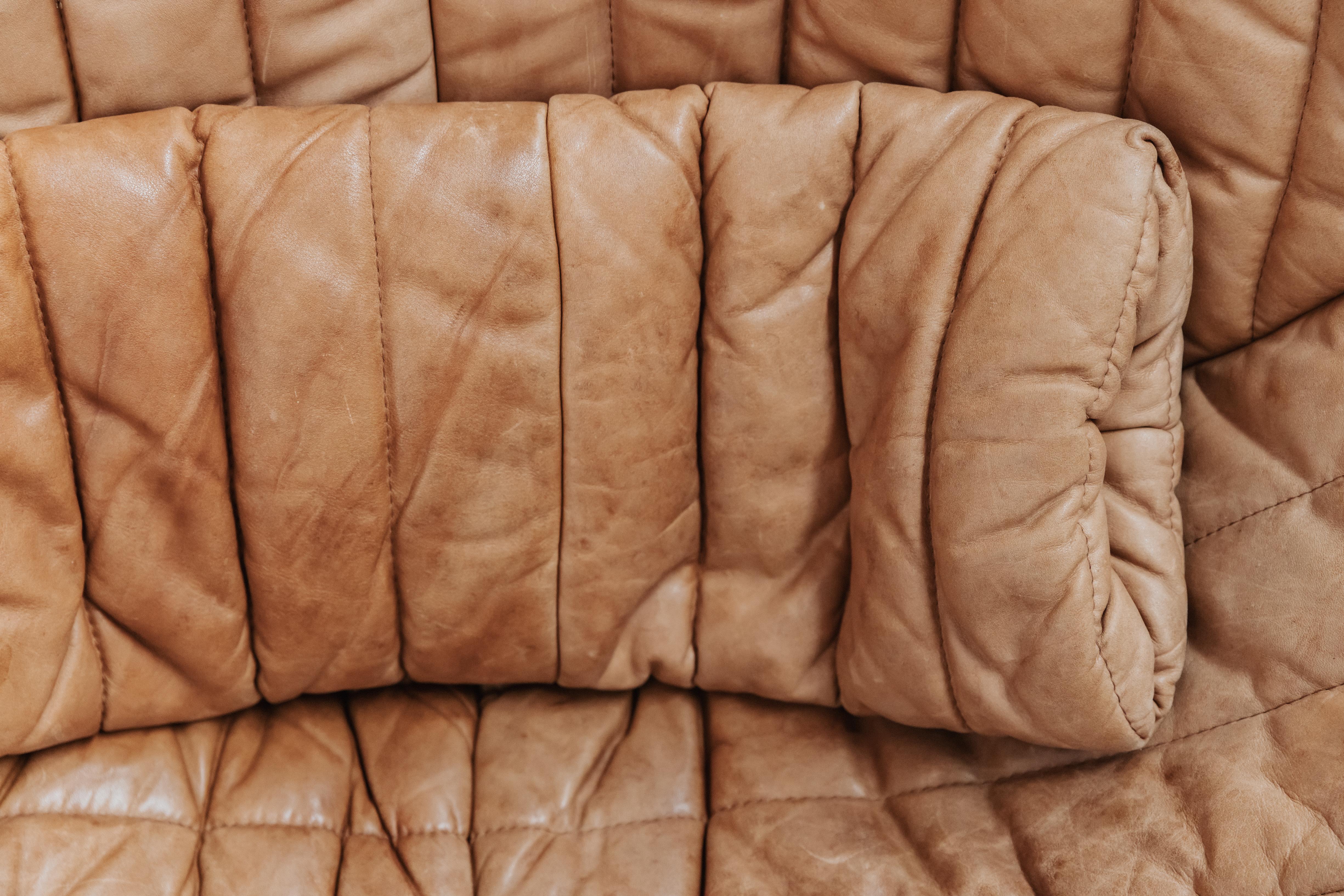 Cuir Fauteuil de salon Cinna par Ligne Roset, vers 1970