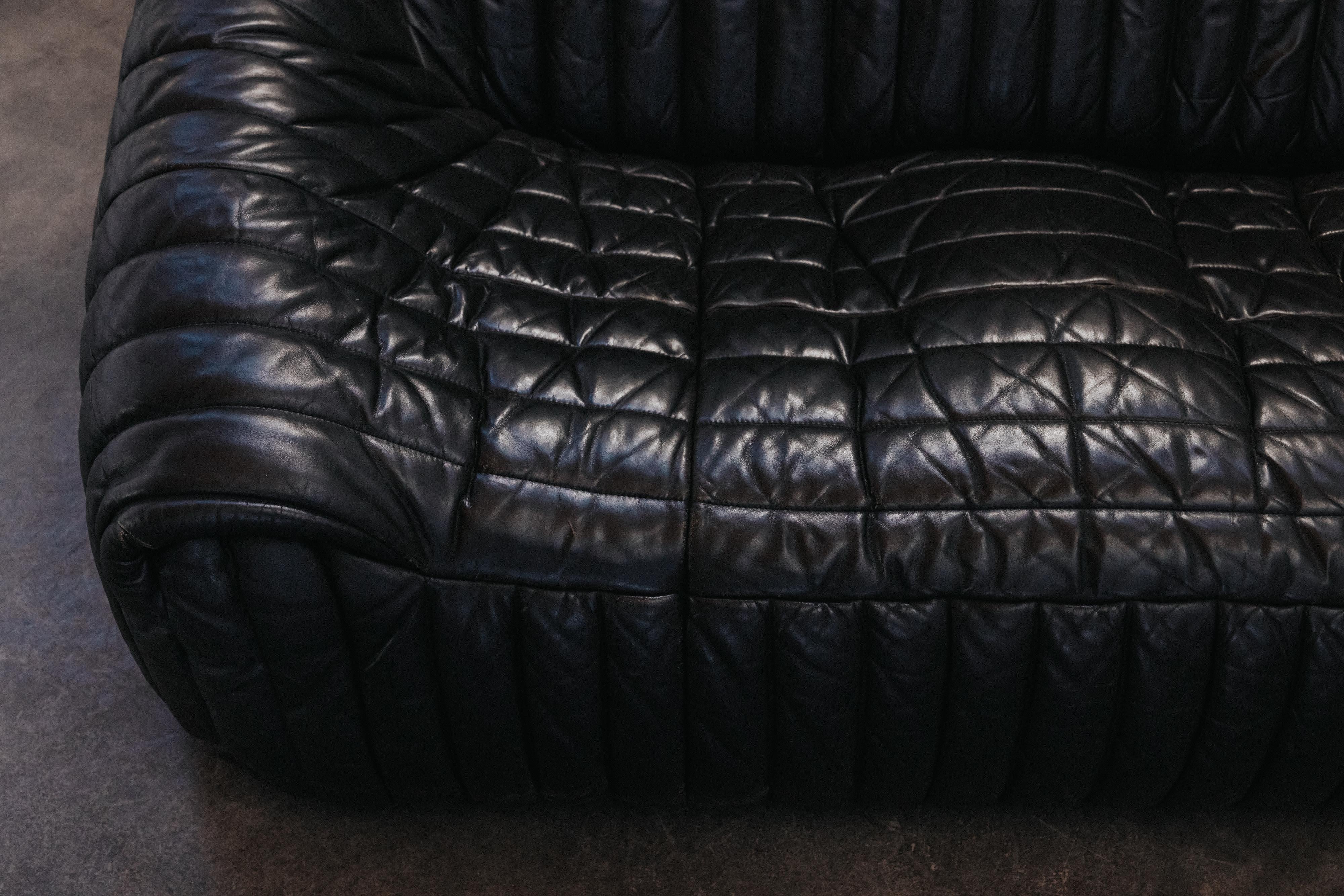 Vintage Cinna Loveseat Sofa By Ligne Roset, Circa 1970 For Sale 1
