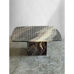 Vintage Cipollino Ondulato Marble Coffee Table