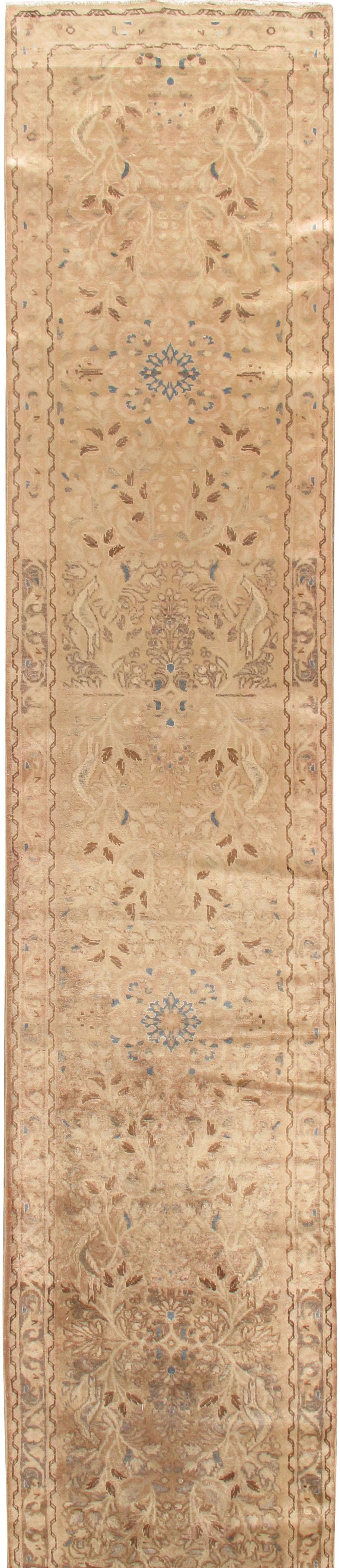 CIRCA 1930 Großer persischer Lilihan-Läufer in Tan (Handgewebt) im Angebot