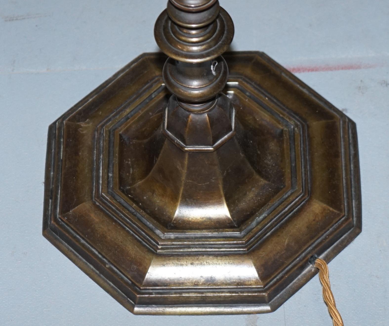 Vintage circa 1930s Freestanding Art Deco Floor Lamp with Bakelite Switches In Good Condition In West Sussex, Pulborough