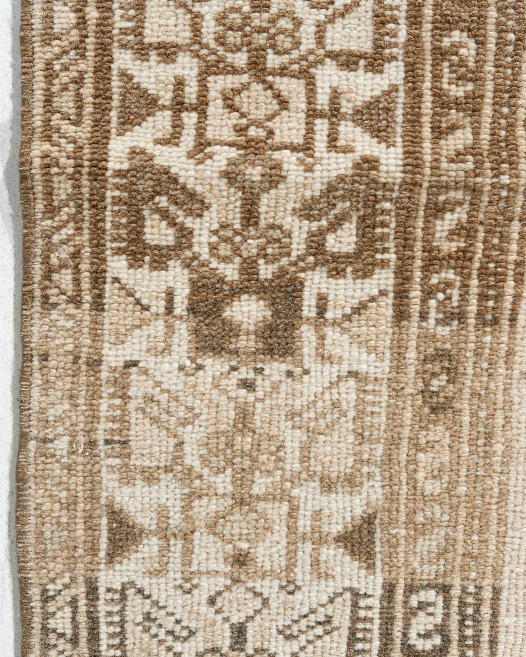 Vintage CIRCA 1940 Beige Persisch Hamadan Bereich Teppich  4' x 6'7 im Angebot 4
