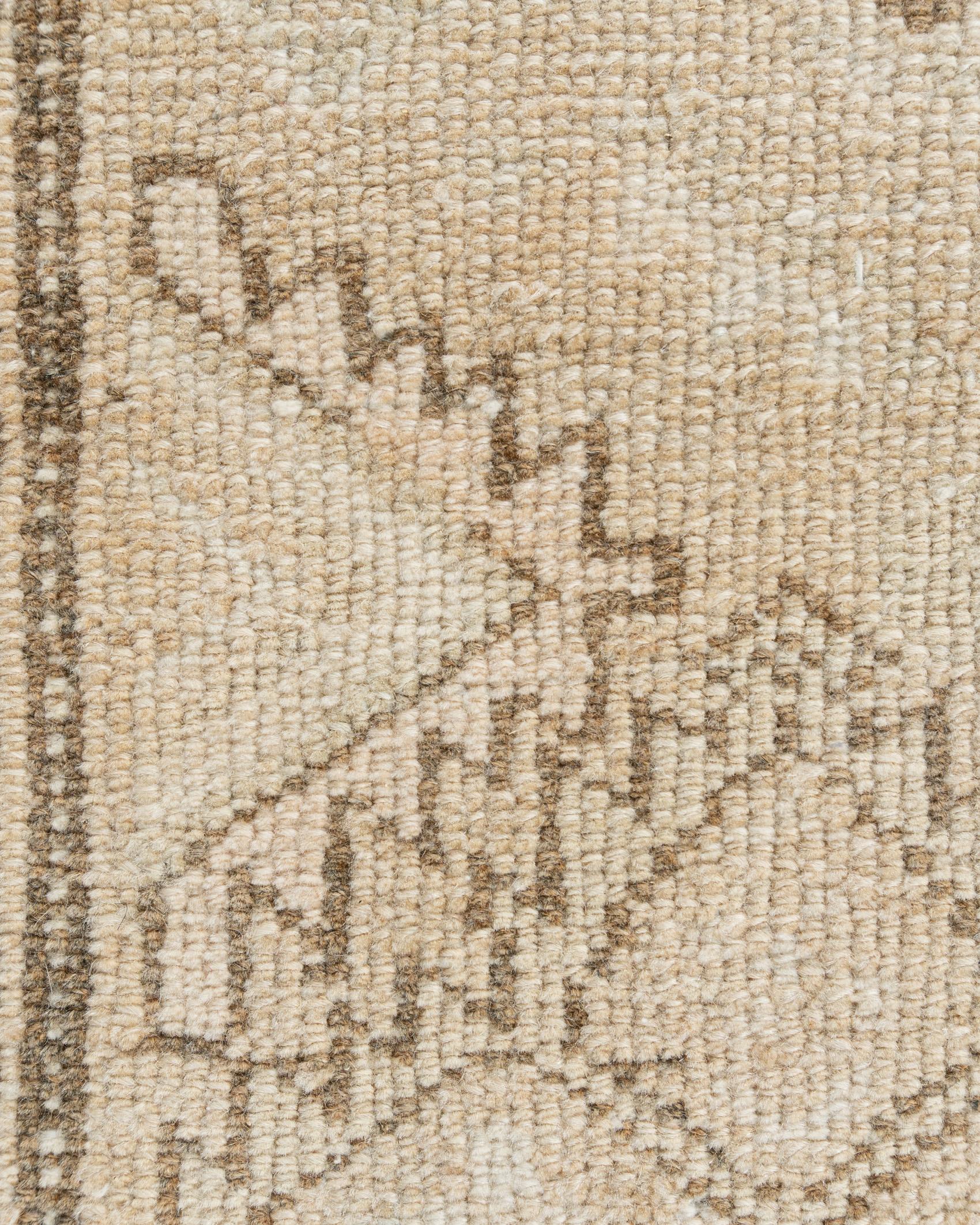 Vintage CIRCA 1940 Beige Persisch Hamadan Bereich Teppich  4' x 6'7 (Wolle) im Angebot