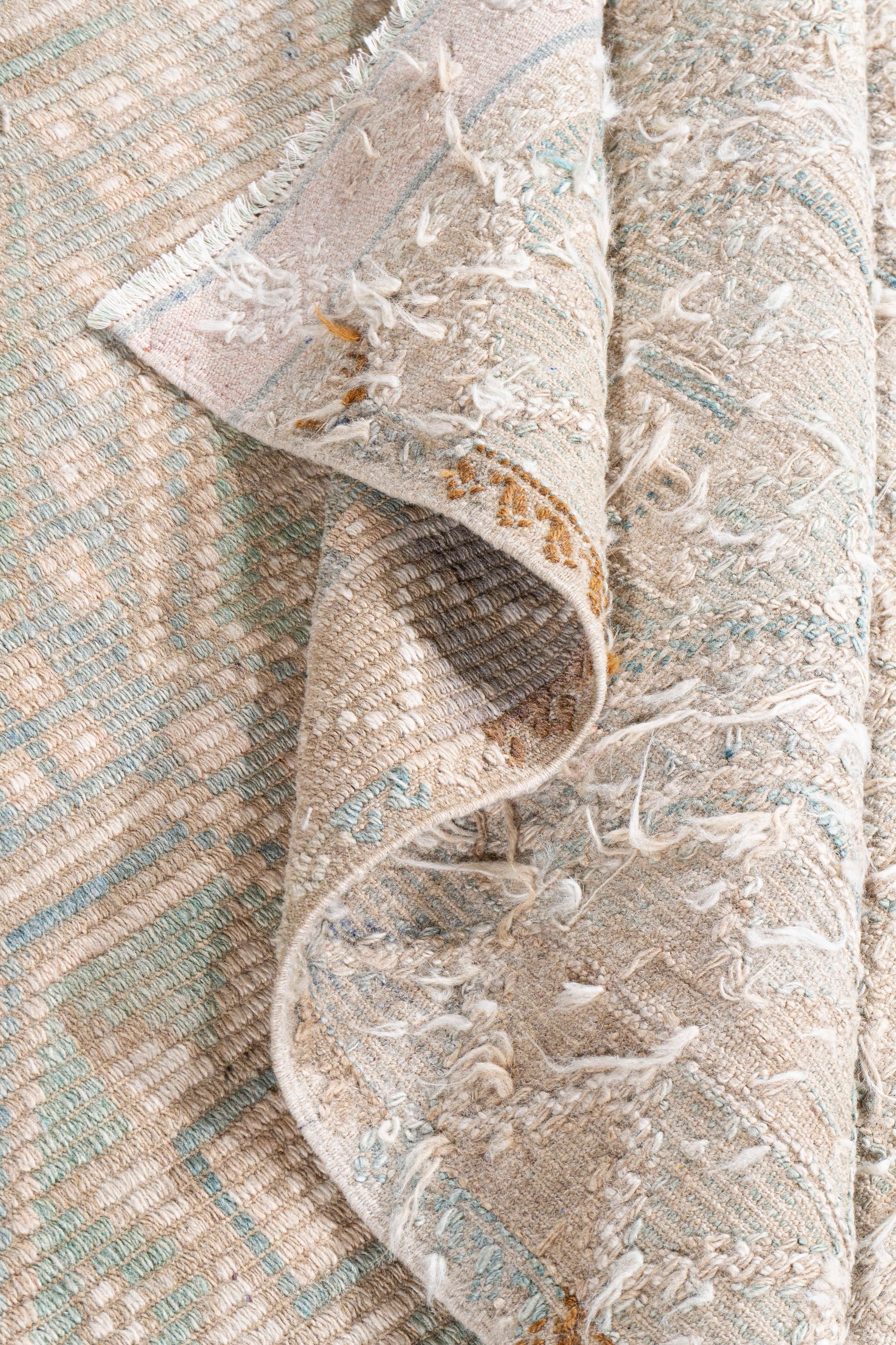 Rug & Kilim Vintage Circa 1940 Tan Turc Flatweave en vente 1