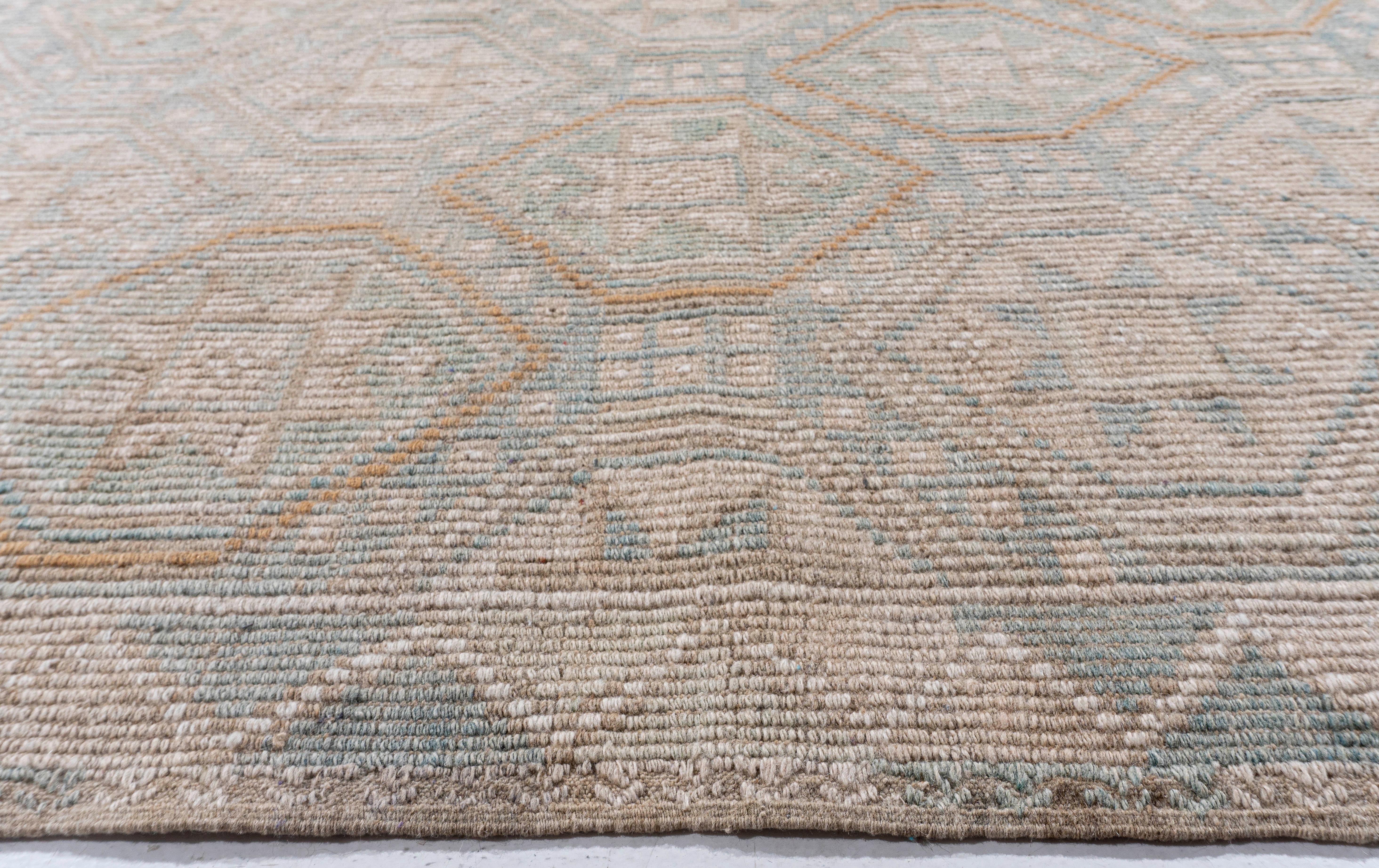Rug & Kilim Vintage Circa 1940 Tan Turc Flatweave en vente 3